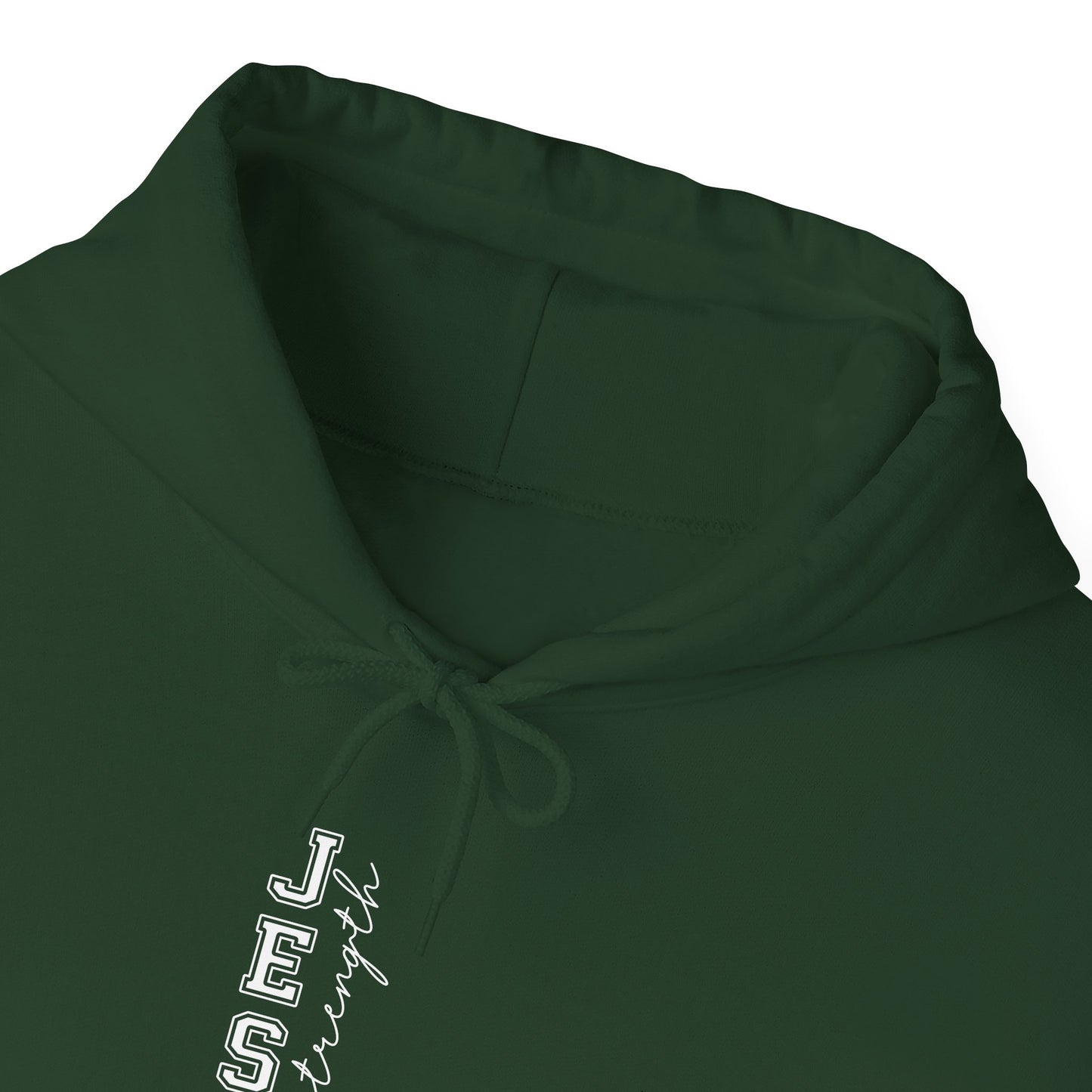 Jesus Vertical Script Hoodie