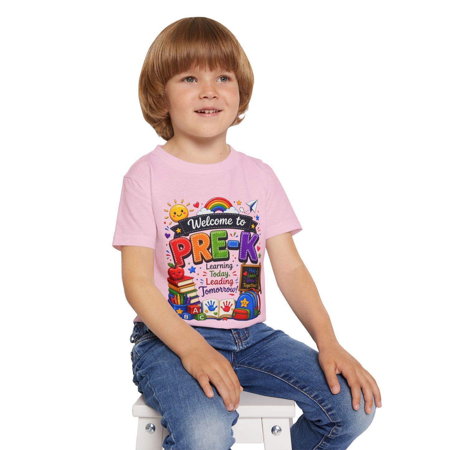 Welcome to Pre-K Toddler T-Shirt — Colorful Back-to-School Preschool Shirt