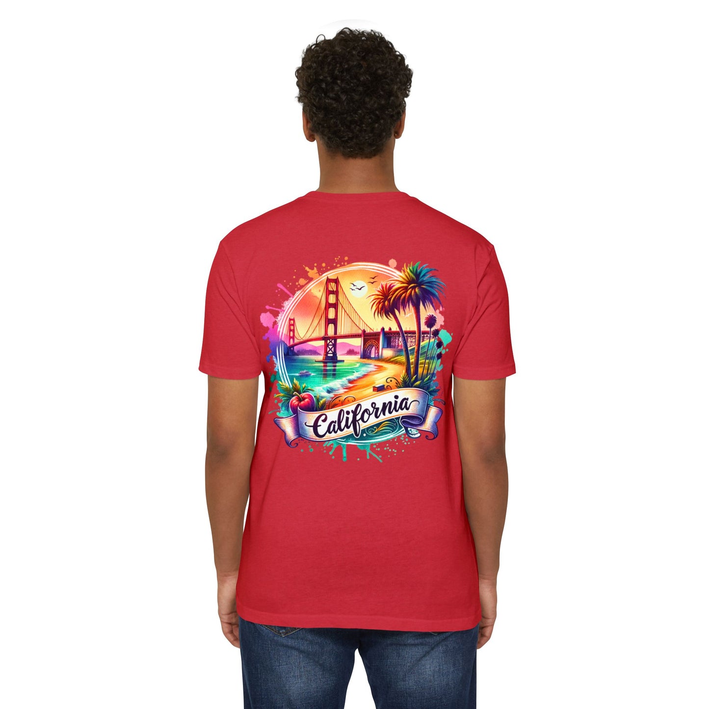 California Sunset T-Shirt — Golden Gate Palm Beach Graphic Tee