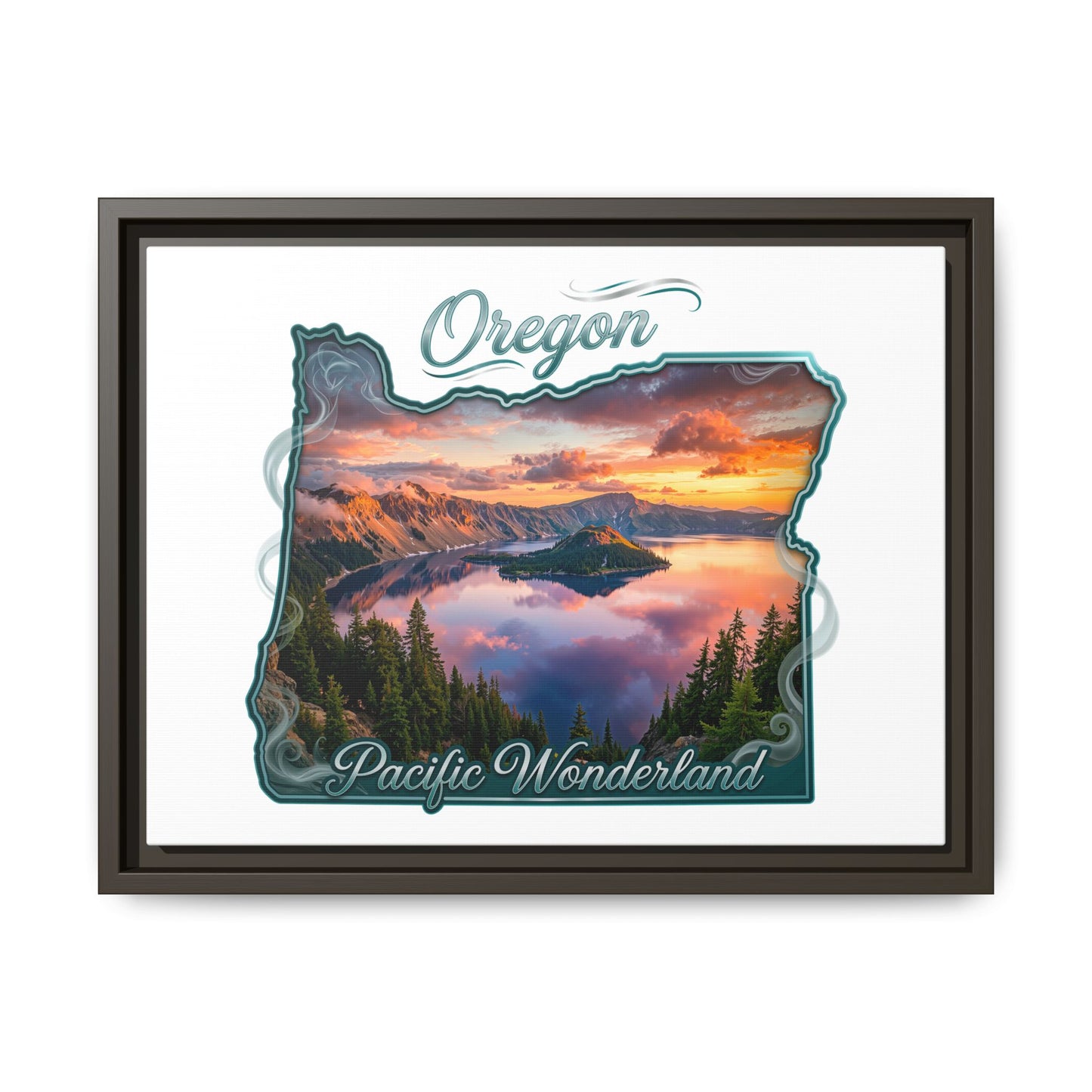 Matte Canvas, Framed (Multi-color)