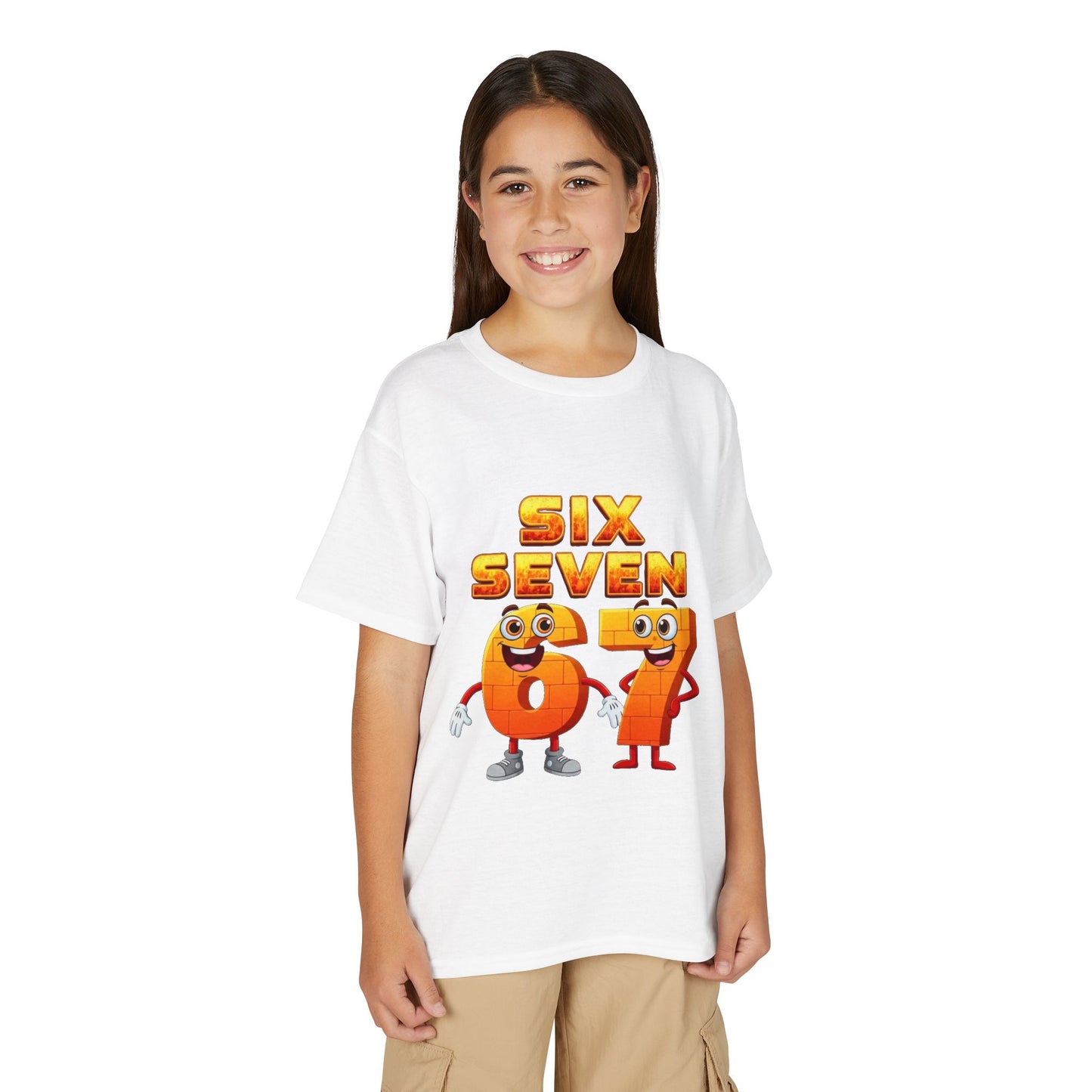 Six Seven 67 Kids T-Shirt – Cute Cartoon Number Shirt for Boys & Girls