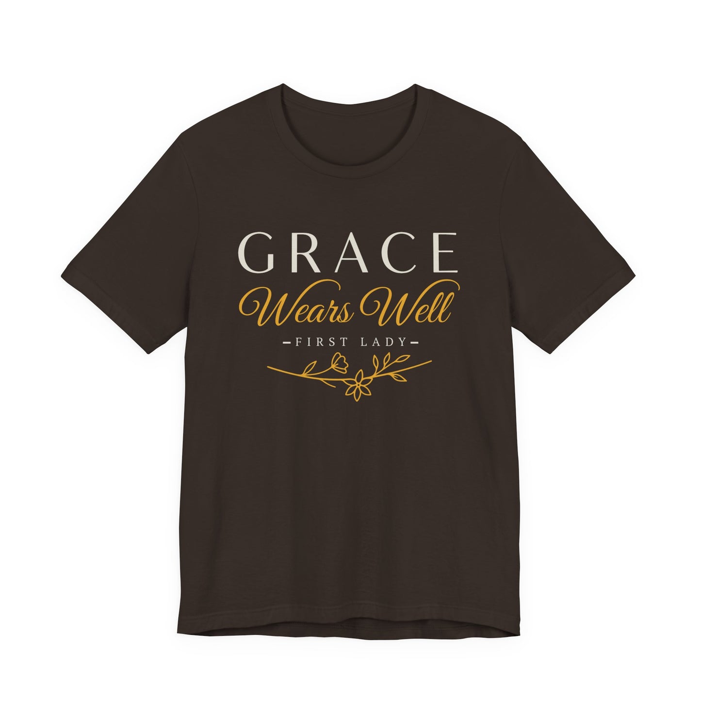 Grace Wears Well Tee — "Grace Wears Well" Inspirational Ladies T‑Shirt