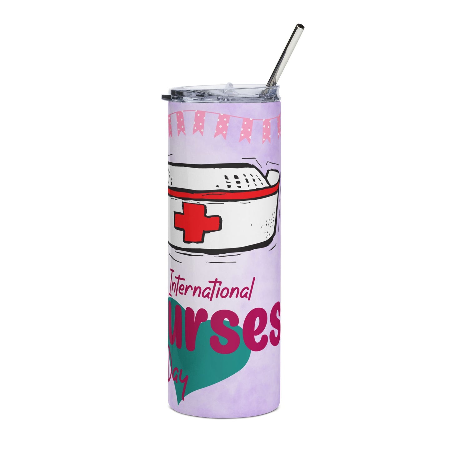 Nurse Appreciation 20oz Stainless Tumbler — International Nurses Day Design