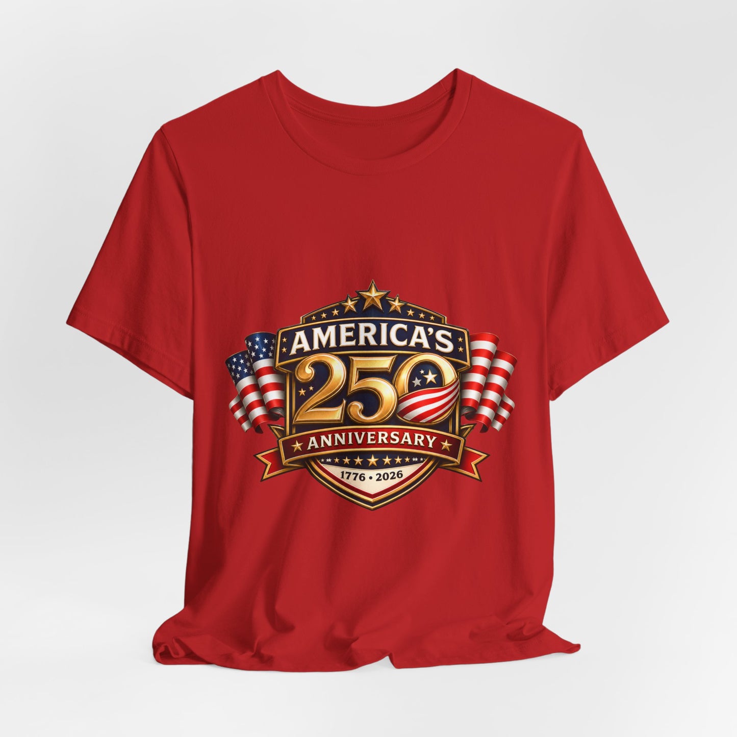 America's 250th Anniversary T-Shirt – 1776–2026 Patriotic USA Flag Tee
