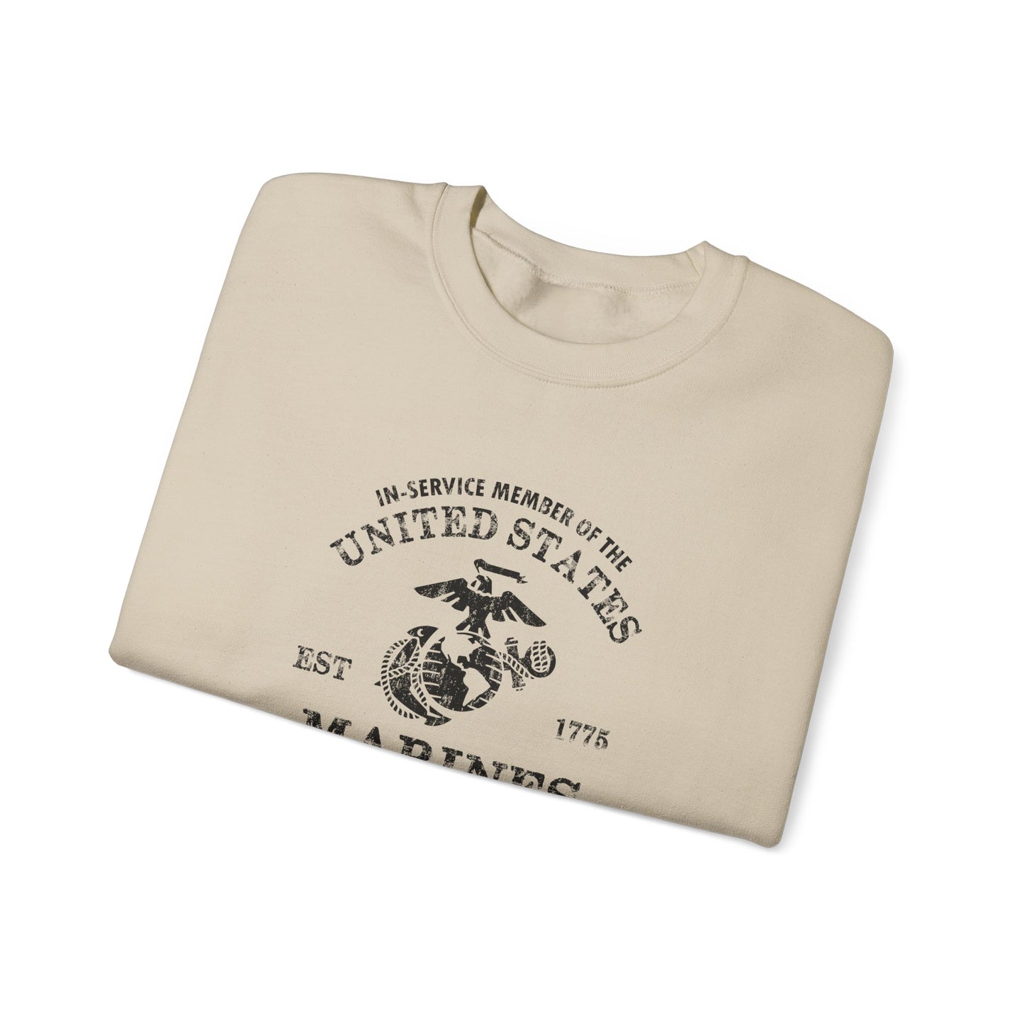 In-service Member of the United States Est 1775 Marines Sweatshirt