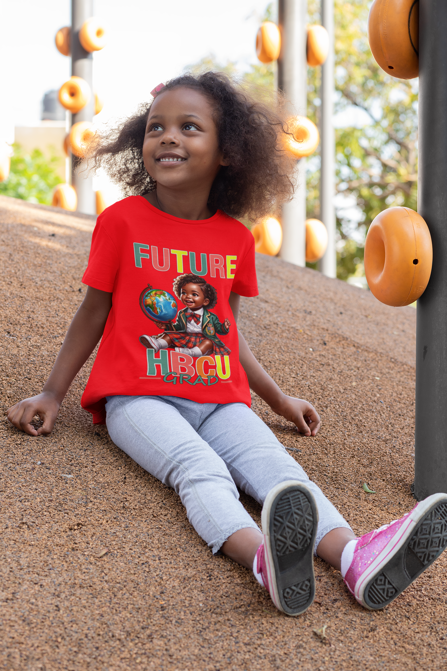 Future HBCU Grad Toddler T‑Shirt — Cute African American Kid, Back‑to‑School Gift