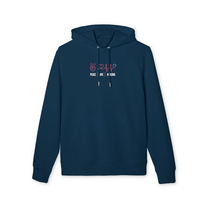 Peace Love Nursing Hoodie — Nurse Pullover with Peace Sign, Heartbeat & Heart Design