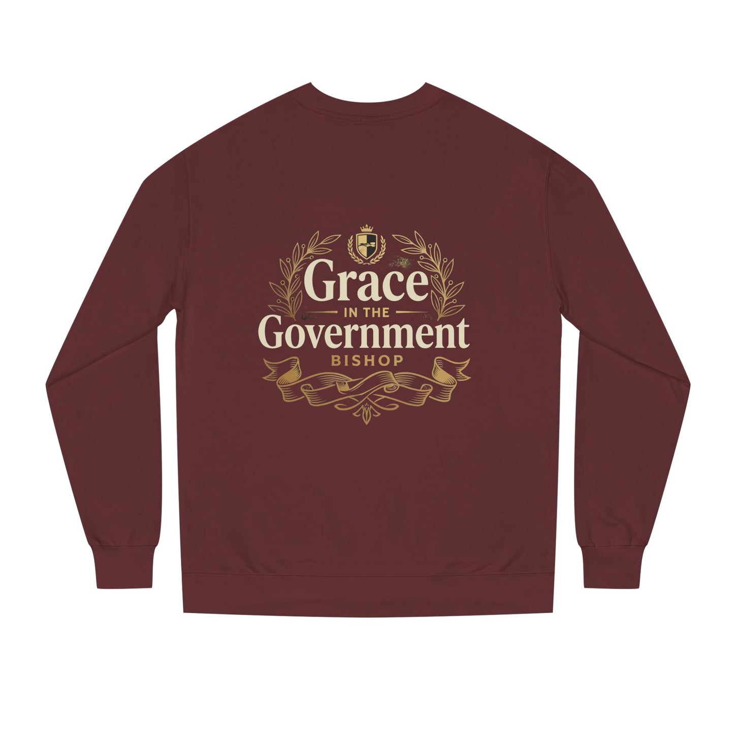 Grace in the Government Sweatshirt — Bishop Inspirational Christian Crewneck