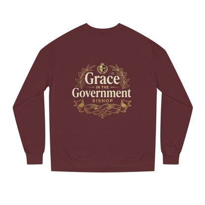 Grace in the Government Sweatshirt — Bishop Inspirational Christian Crewneck