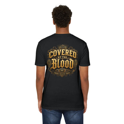 Covered by the Blood T-Shirt — Christian Faith Cross Graphic Tee