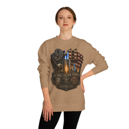 9/11 We Will Never Forget Memorial Sweatshirt