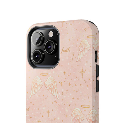 Faith & Grace Angels Phone Case | Christian floral iPhone Case