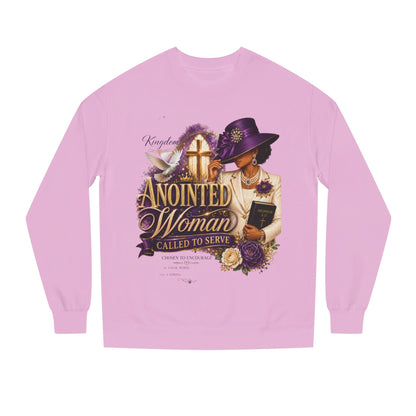 Anointed Woman Crewneck Sweatshirt — Called to Serve Gospel Graphic