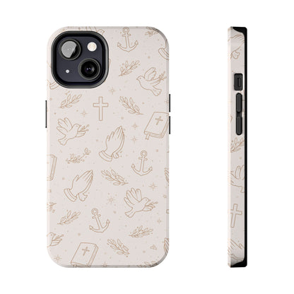 Symbols of Grace Phone Case | Christian Floral iPhone Case