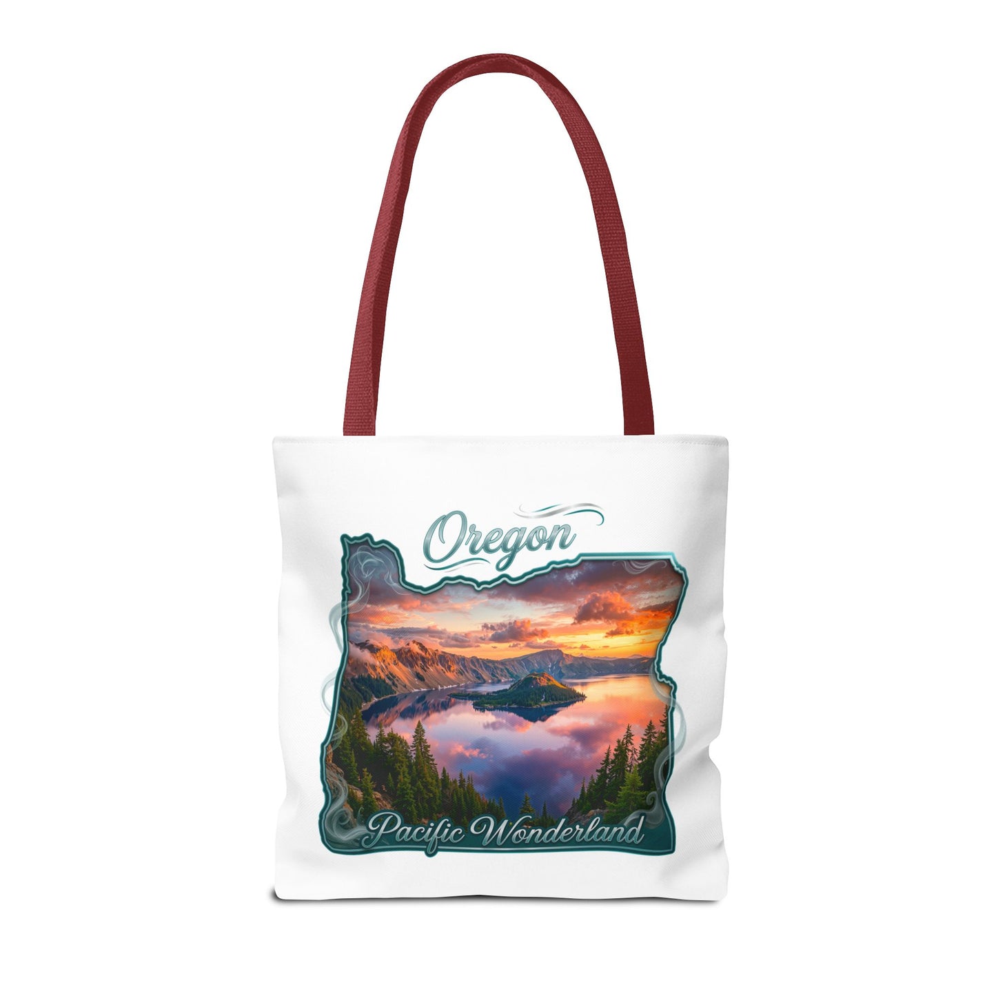 Oregon Scenic Tote Bag — 'Pacific Wonderland' Sunset Landscape Tote