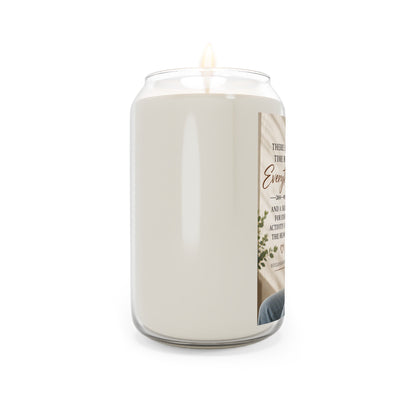 Inspirational Scripture Soy Candle — "There Is a Time for Everything" 13.75oz