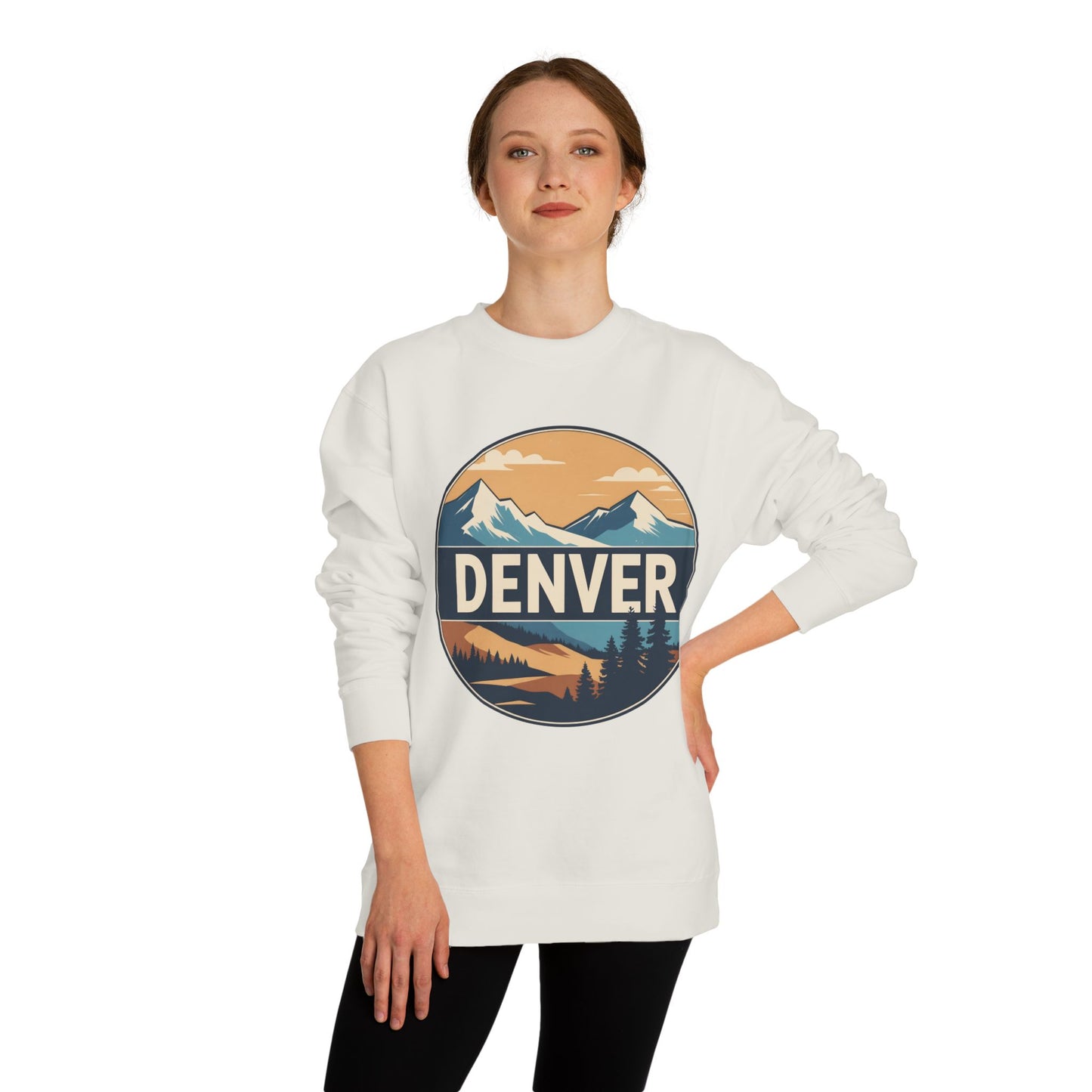 Denver Mountain Badge Sweatshirt