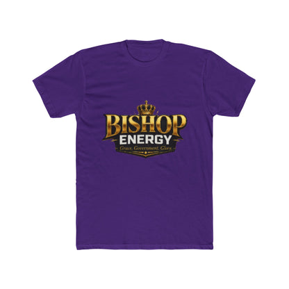 Bishop Energy Graphic Tee — Bold Gold Crown Logo T-Shirt