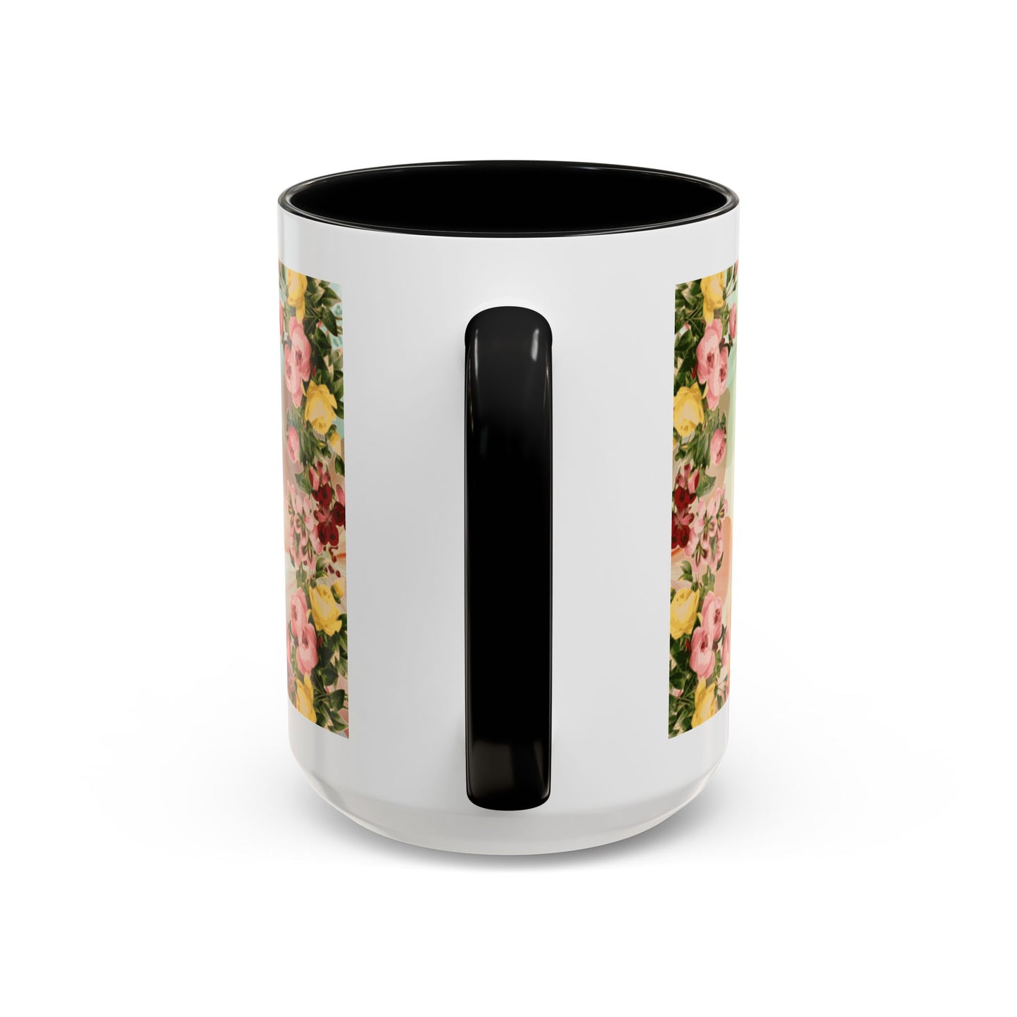 Mother’s Love Accent Coffee Mug – Floral Inspirational Gift (11/15 oz)