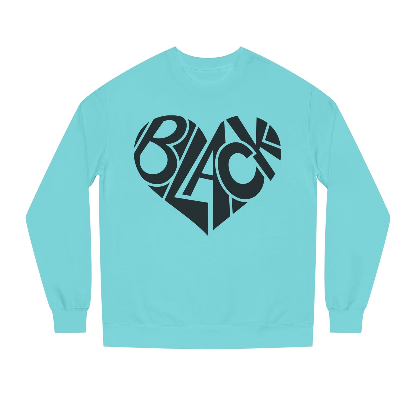 Black Heart Crewneck Sweatshirt