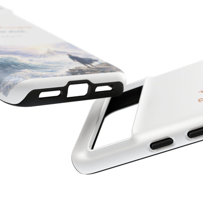 Inspirational 'Be Strong and Courageous' Phone Case — Joshua 1:9 Christian Protective Tough Case