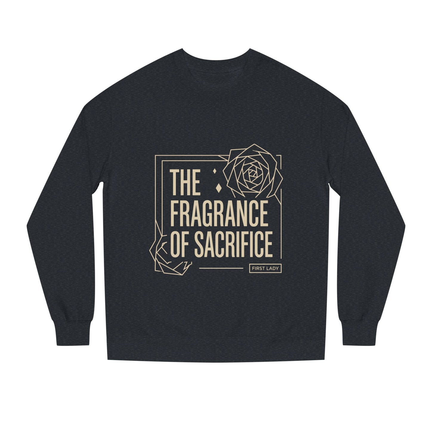 The Fragrance of Sacrifice Sweatshirt — Floral Graphic Crewneck