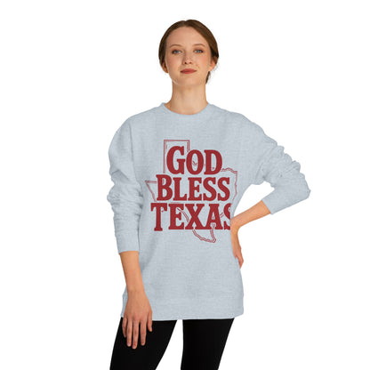 God Bless Texas Sweatshirt — Texas Pride Crewneck