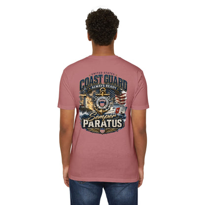 Coast Guard Semper Paratus T-Shirt – U.S. Coast Guard Veteran Tee