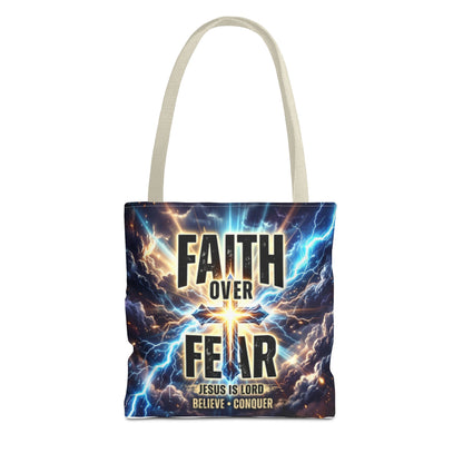 Faith Over Fear Tote Bag