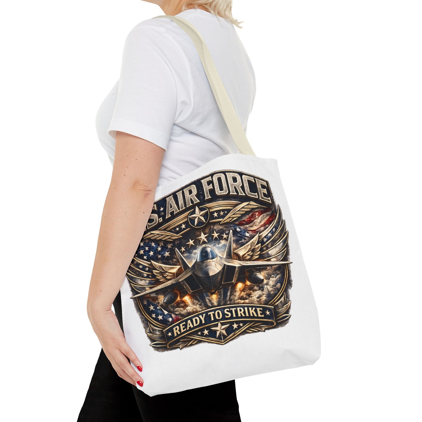 U.S. Air Force "Ready to Strike" Tote Bag