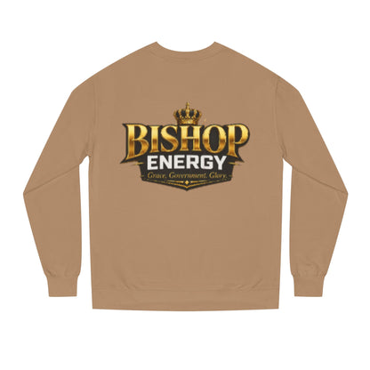 Bishop Energy Crewneck Sweatshirt — Gold Crown Logo Streetwear