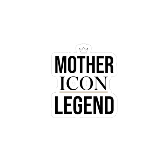 Mother Icon Legend Sticker | minimalist mom life, streetwear mom