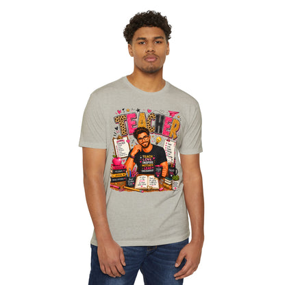 Teacher Appreciation T-Shirt — "Teach Love Inspire" Colorful Teacher Graphic Tee