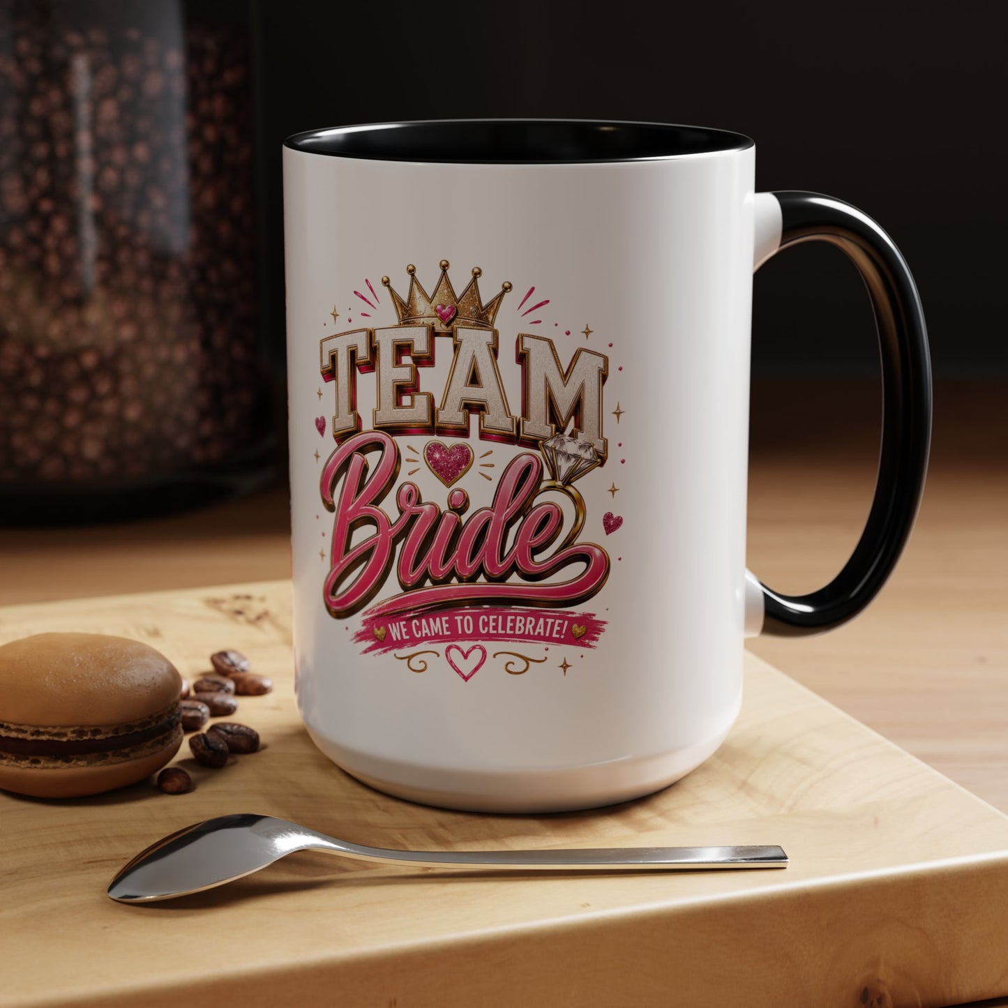 Team Bride Coffee Mug — 'Team Bride' Bachelorette Accent Mug (11/15oz)