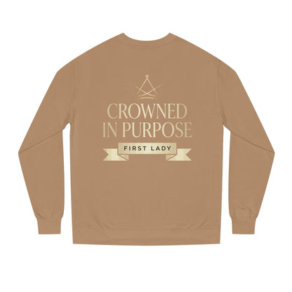 Crowned in Purpose Sweatshirt — First Lady Inspirational Crewneck