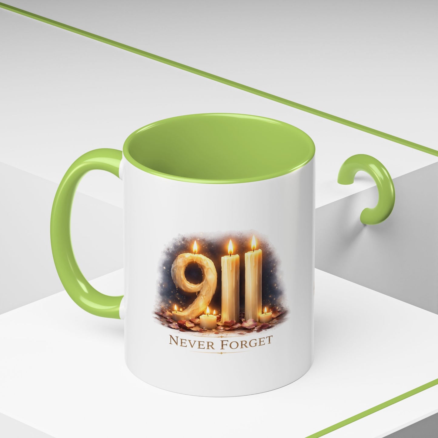 9/11 Never Forget Memorial Coffee Mug