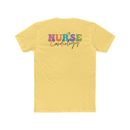 Cardiology Nurse T‑Shirt — Colorful 'NURSE Cardiology' Crew Tee