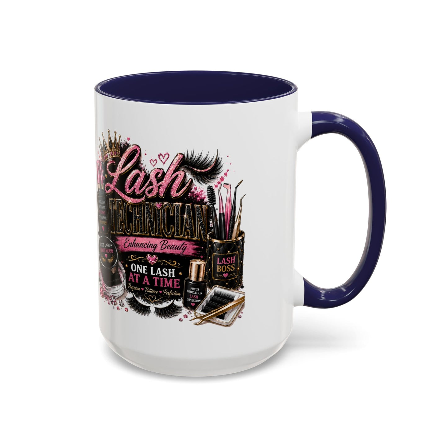 Lash Technician Coffee Mug — "Lash Technician: One Lash at a Time" Accent Mug