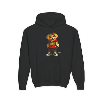 Youth Hoodie — 'Proud Heritage' Teddy Bear Streetwear Kids Pullover