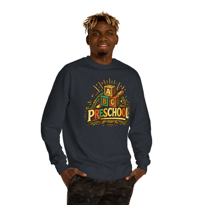 Preschool ABC Blocks Sweatshirt — Cute Back-to-School Teacher & Toddler Crewneck
