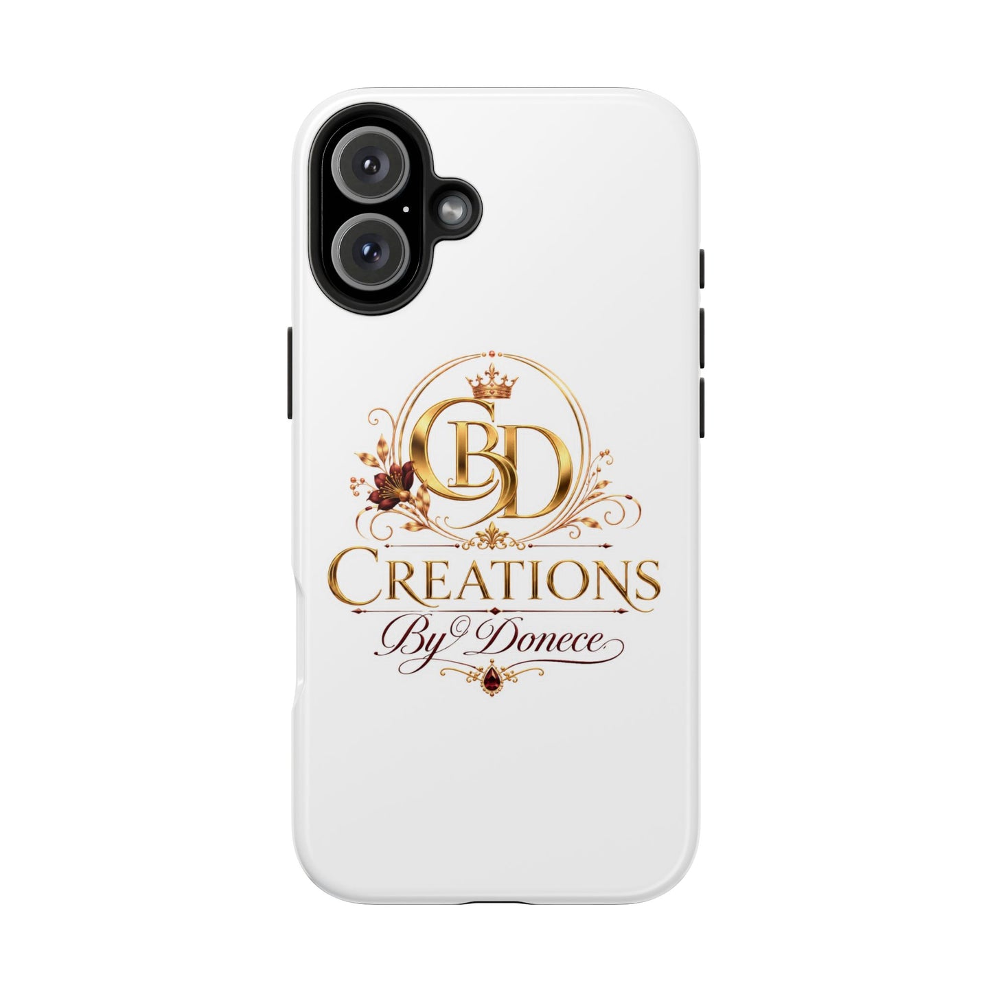 BD Creations By Donece Elegant Logo Tough Phone Case — Protective iPhone Cover