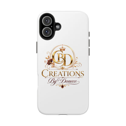 BD Creations By Donece Elegant Logo Tough Phone Case — Protective iPhone Cover