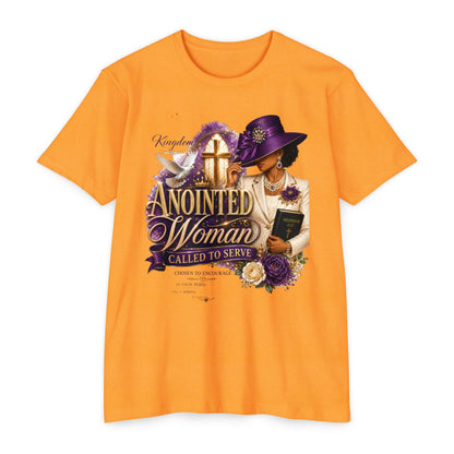 Anointed Woman T-Shirt — "Called to Serve" Christian Faith Tee