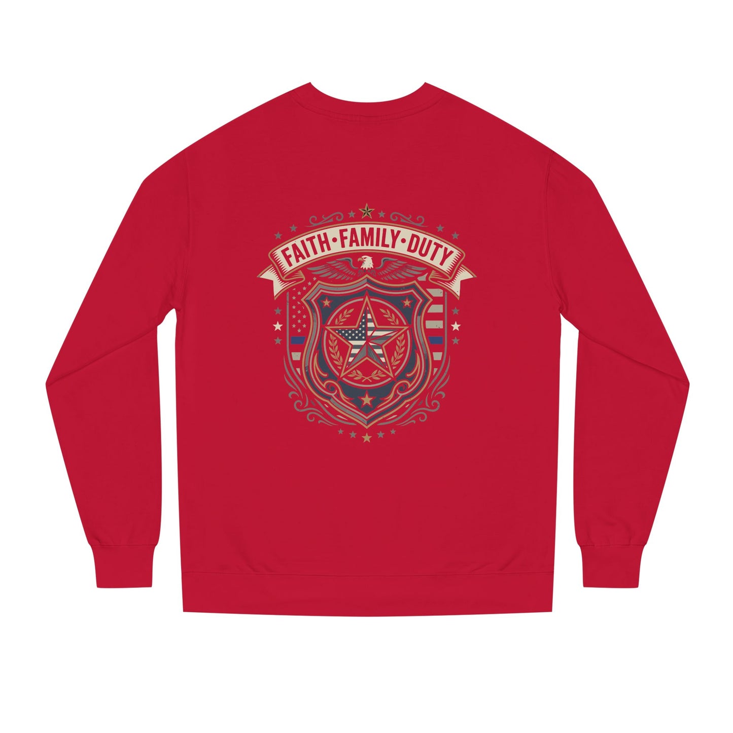 Faith • Family • Duty Badge Sweatshirt