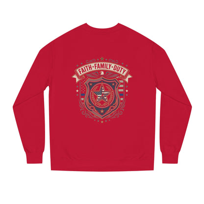 Faith • Family • Duty Badge Sweatshirt