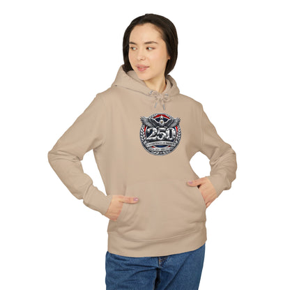 250 Cruiser Hoodie — Vintage American Motorcycle Emblem Pullover