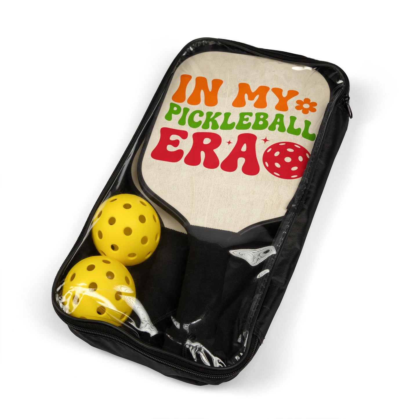Pickleball Paddle Set — “In My Pickleball Era” Retro Graphic