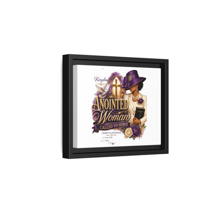 Framed Canvas Print — "Anointed Woman Called to Serve" Christian Wall Art