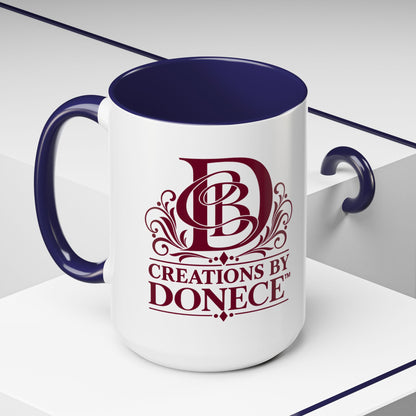 Creations by Donece Logo Accent Coffee Mug (11/15oz)
