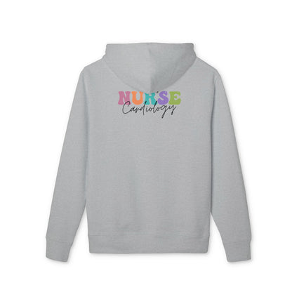 Nurse Cardiology Hoodie — Colorful Script Medical Nurse Pullover